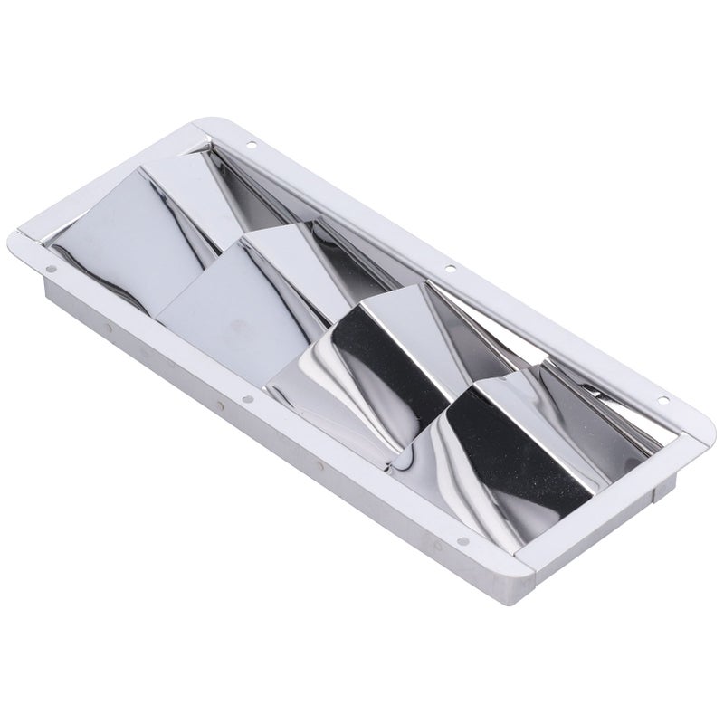 Marine Louver Vent Grille Square 4 Slots Grid Cover Boat Shutters Blind Stainless Steel - Image 5