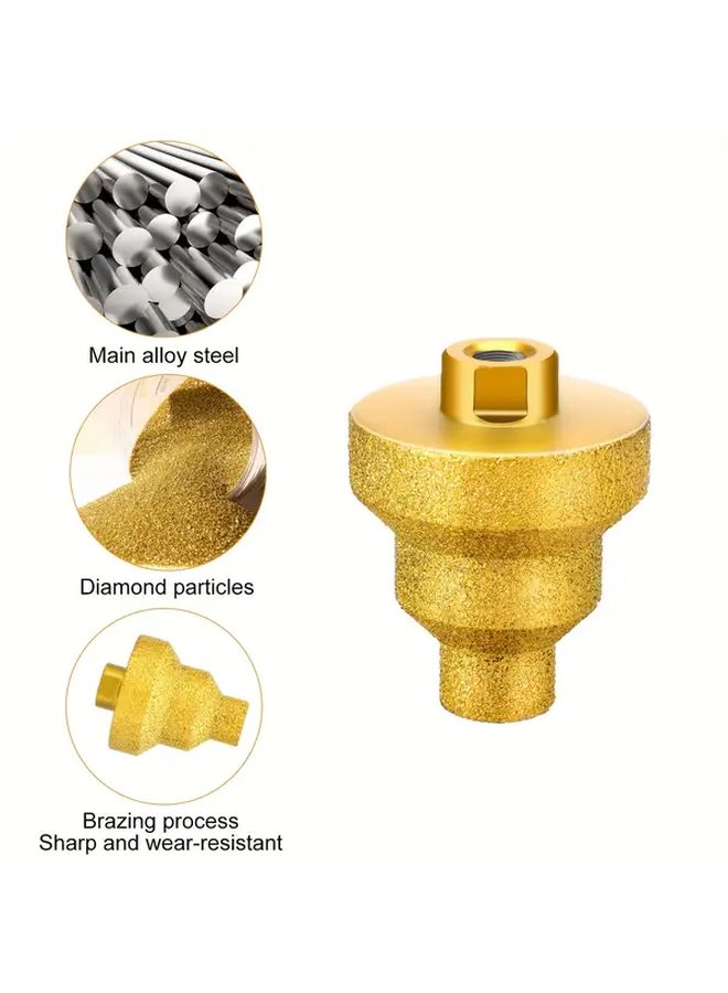 Multi Function Ceramic Hole Punching Tool 3 Layer Conical Diamond Drill Bit 20 35 50mm - Image 4