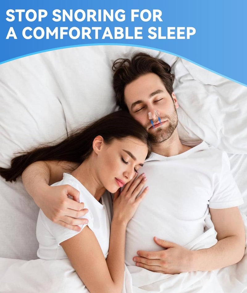 RupeeRise 8 Pcs Anti Snoring Device - Silicon Nose Clip Snoring Stopper Anti Snore Reusable Device for a Peaceful Night's Sleep, Snore Free Nose Clip for Men & Women - Image 4