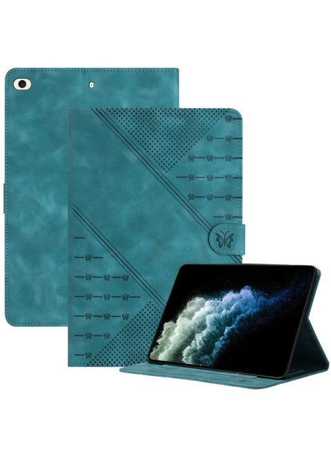 Case Cover For iPad mini 5 / 4 / 3 / 2 / 1 YX Small Butterfly Embossed Smart Leather Tablet Case Light Blue