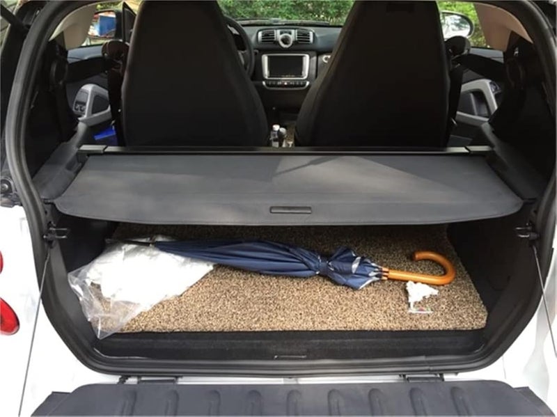 QASULER Retractable Trunk Cargo Cover for Smart Fortwo - Image 2