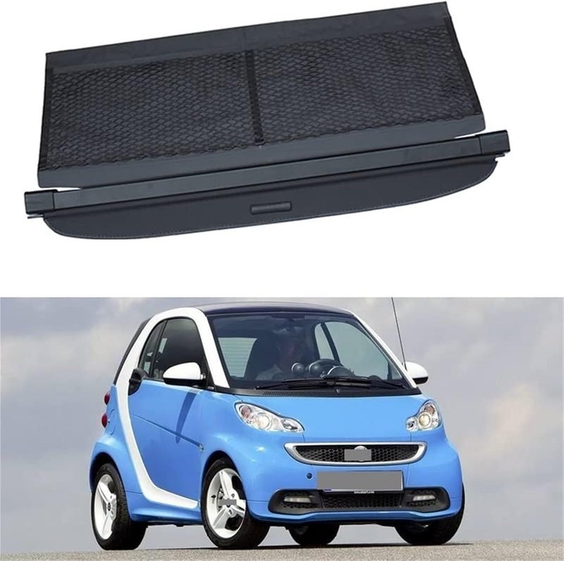 QASULER Retractable Trunk Cargo Cover for Smart Fortwo - Image 5
