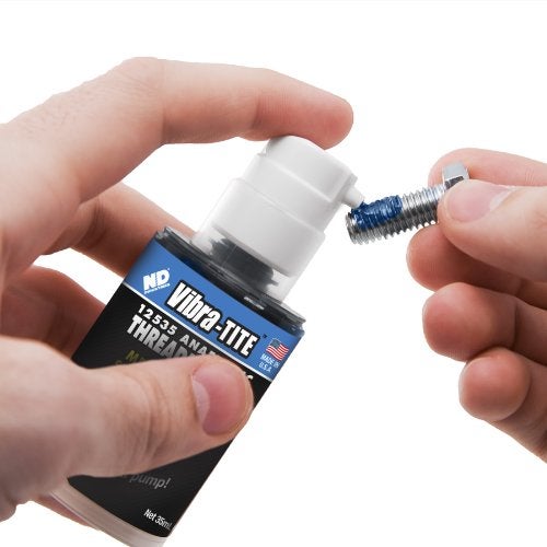 Vibra-TITE - 12535 125 Removable Medium Strength Gel Anaerobic Threadlocker, 35 ml Pump, Blue - Image 3