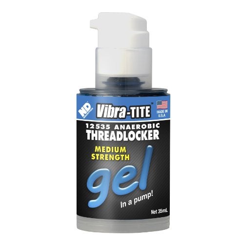 Vibra-TITE - 12535 125 Removable Medium Strength Gel Anaerobic Threadlocker, 35 ml Pump, Blue - Image 1