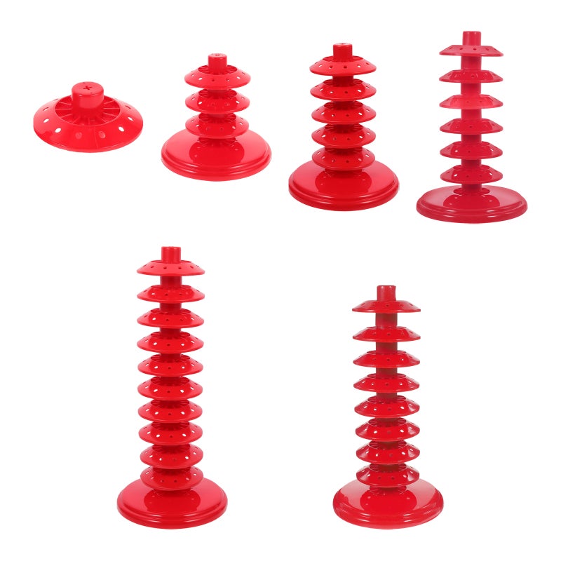 6pcs Lollipop Display Stand: Multi-Tier Tower Organizer - Adjustable Cake Rack Holder for Wedding Baby Shower Birthday Party Dessert Table - Image 1