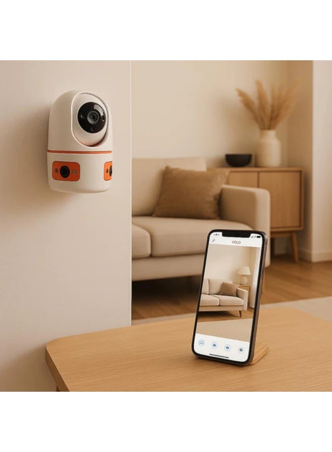 CRONY JF3M Wireless Security Camera Triple Lens PTZ WiFi Indoor Outdoor Home Surveillance 6MP Night Vision Motion Detection - Image 4