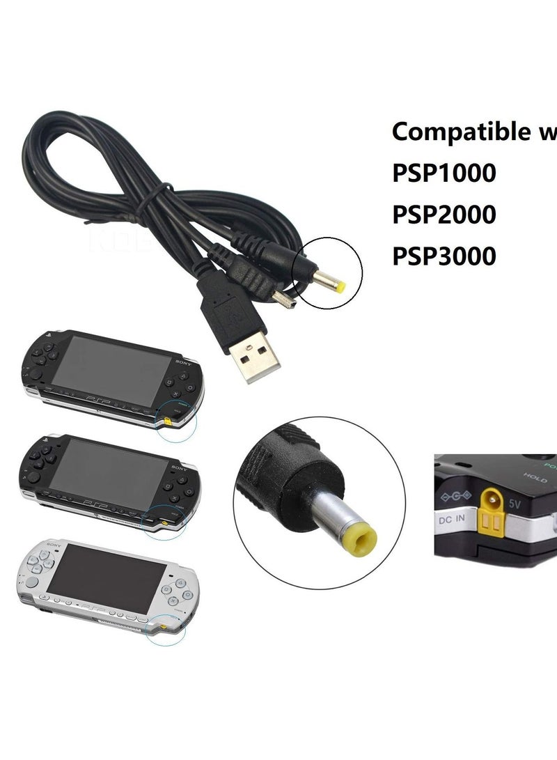 2 in 1 Data and Power USB Cable Transfer Charge Cable Cord for Sony PSP 1000 2000 3000 - Image 3
