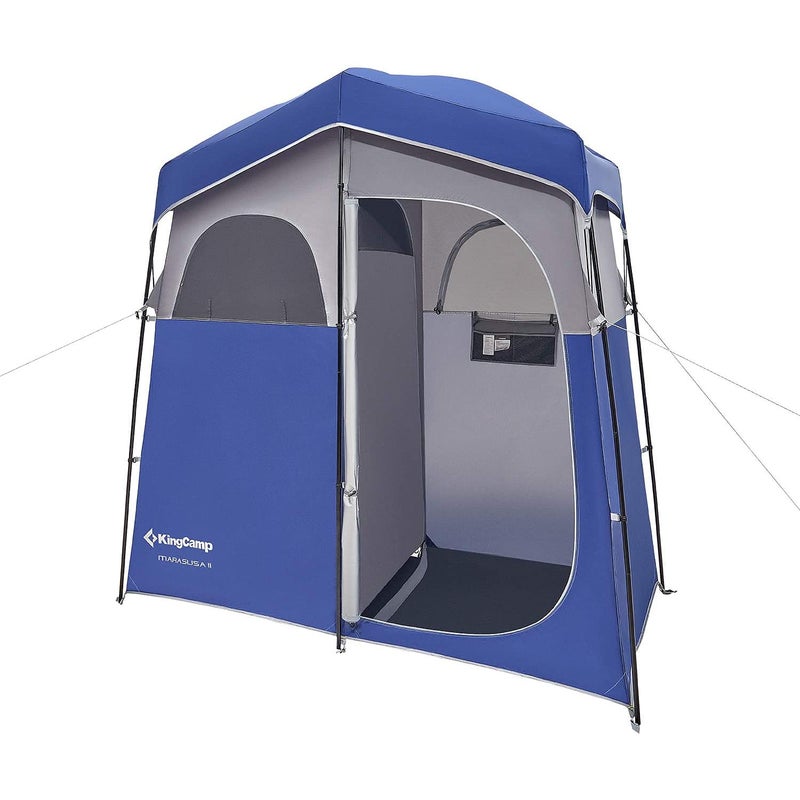 KingCamp Shower Tent Portable Privacy Tent Outdoor Camping 12 Room Toilet Tents with Shower Bag Dressing Room for Travel Beach Tailgate
