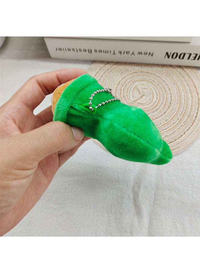 Cute Genuine Mouse Caterpillar Bag Pendant Birthday Gift Valentine's Day Gift Plush Doll Pendant Hanging Ornaments-Specifications:No Specifications-Color:Caterpillar Jerry One - Image 5