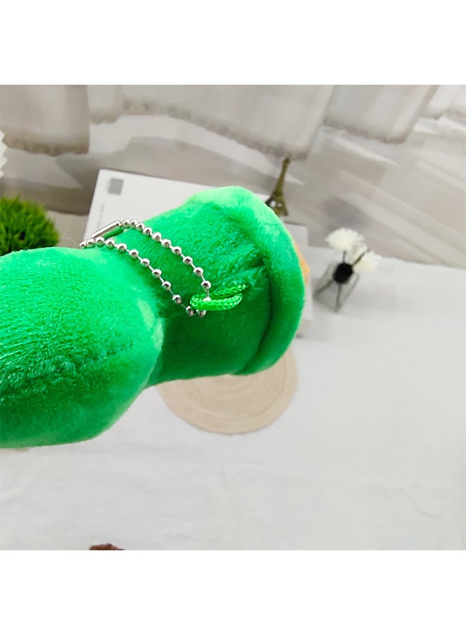 Cute Genuine Mouse Caterpillar Bag Pendant Birthday Gift Valentine's Day Gift Plush Doll Pendant Hanging Ornaments-Specifications:No Specifications-Color:Caterpillar Jerry One - Image 4