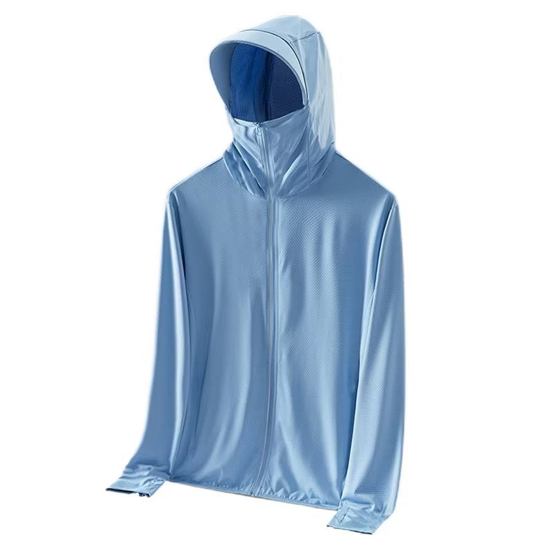 New Summer Men'S Sun Protection Clothing Men'S Thin Hooded Cardigan Sun Protection Clothing Skin Clothing Outdoor Coat Jacket - Image 4
