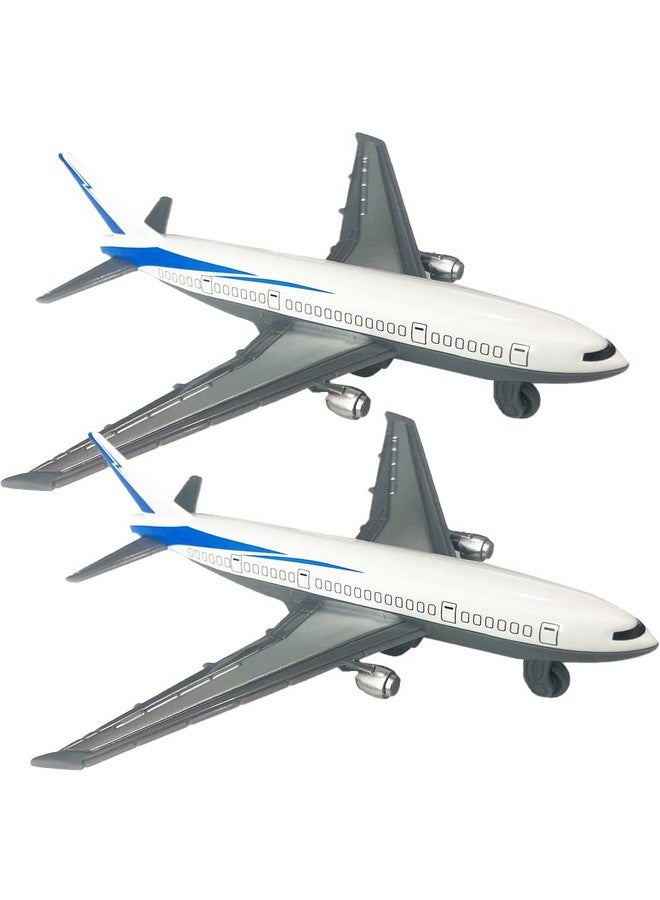 ArtCreativity ArtCreativity Pullback Airplane Toys for Boys and Girls, Set of 2, Diecast 5 Inch Pull Back Plane Toys for Kids, Great Birthday Party Favors for Children, Goodie Bag Fillers, Gift Idea  - Image 1