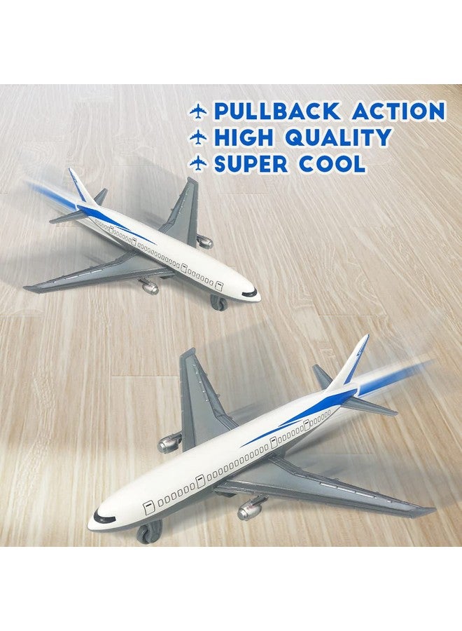 ArtCreativity ArtCreativity Pullback Airplane Toys for Boys and Girls, Set of 2, Diecast 5 Inch Pull Back Plane Toys for Kids, Great Birthday Party Favors for Children, Goodie Bag Fillers, Gift Idea  - Image 4