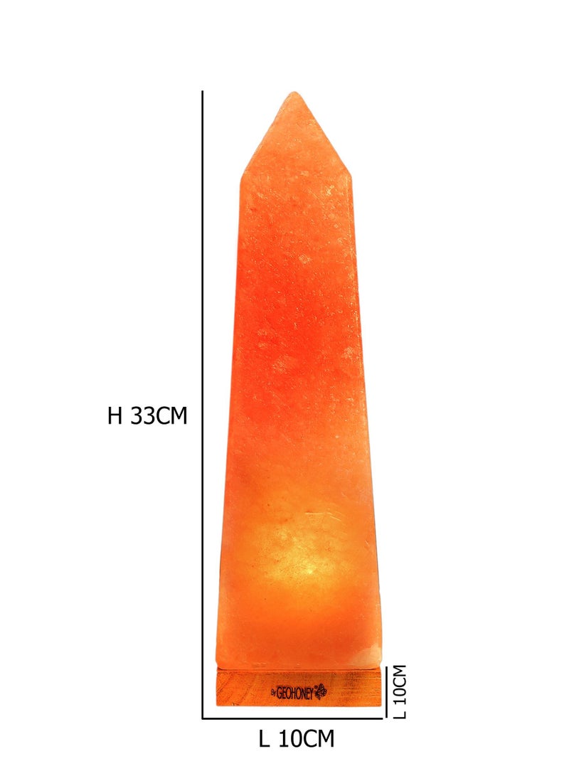Geohoney - Himalayan Salt Lamp Obelisk Salt Tower - Image 3