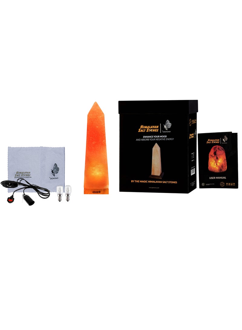 Geohoney - Himalayan Salt Lamp Obelisk Salt Tower - Image 5