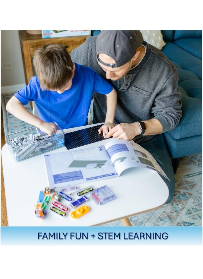 Snap Circuits Snap Circuits BRIC: Structures | Brick & Electronics Exploration Kit | Over 20 Stem & Brick Projects | Full Color Project Manual | 20 Parts | 75 BRIC-2-Snap Adapters | 140+ BRICs  - Image 5