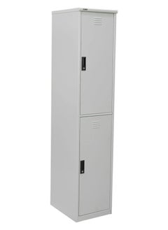 RIGID Steel Curved 2 Doors Locker Grey 180x38x46.5cm  - Image 3