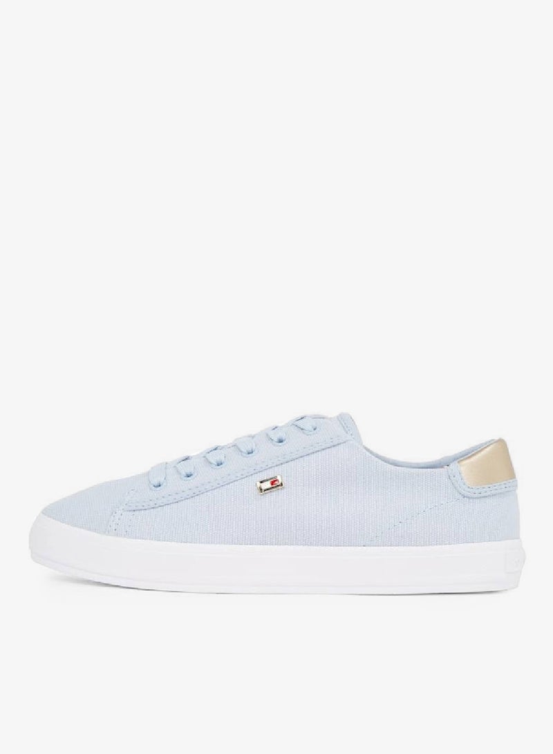 TOMMY HILFIGER Vulcanised Canvas Lace Up Sneakers - Image 5