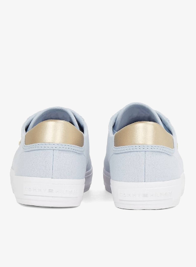 TOMMY HILFIGER Vulcanised Canvas Lace Up Sneakers - Image 3