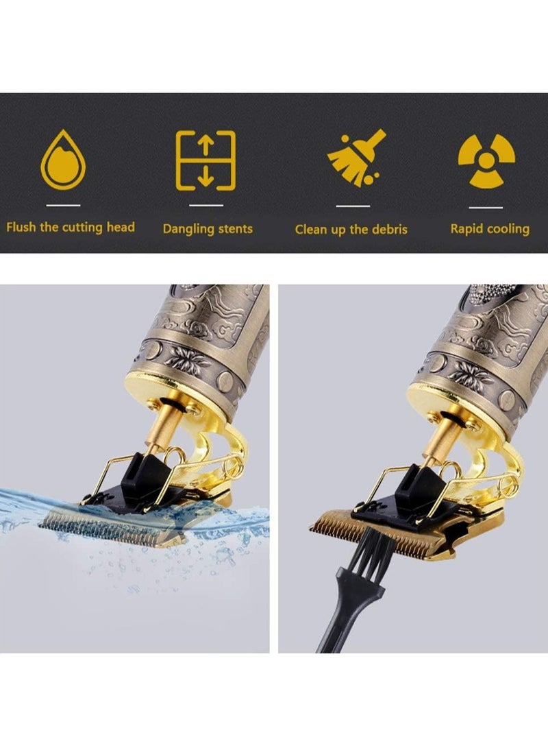 Generic USB Hair Trimmer Baldheaded Cutter Beard Shaving Carving - Image 5