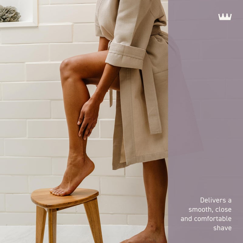 Cremo Womens Shaving Cream Sensitive Skin, Moisturizing, French Lavender, Ultra-Slick Shave Cream for Women, Fights Nicks, Cuts and Razor Burn, 6 Fl Oz (Pack of 2) - Image 2