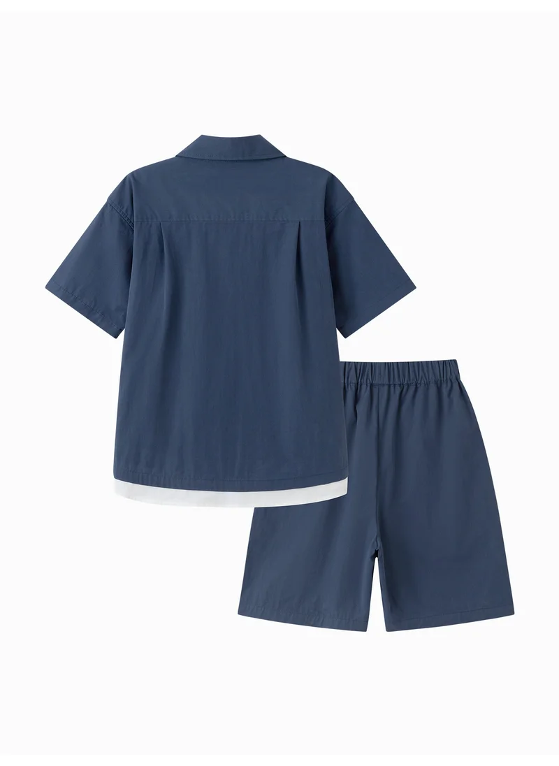 Balabala Kids boy Woven short sleeve suit