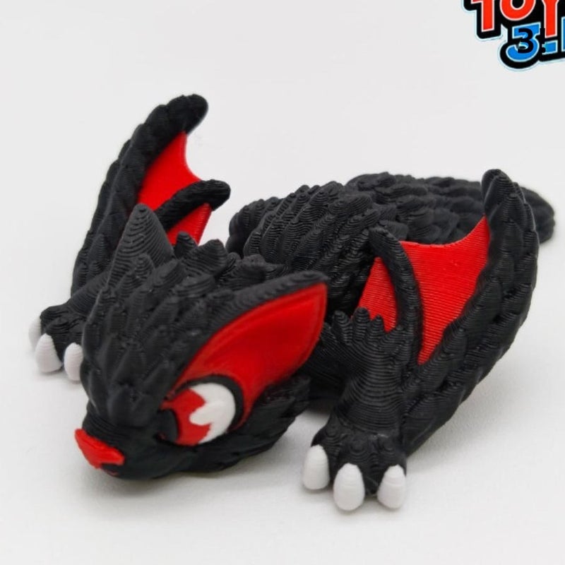 3D-Printed Articulated Big-Eyed Frog and Animal Model Toy Hanging Ornament