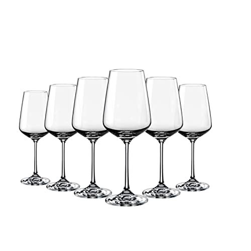 KOXIN-KARLU Unbreakable Classic 18 ounce All-Purpose Plastic Stem Wine Glasses Acrylic Glasses, Set of 6 Clear - Image 1