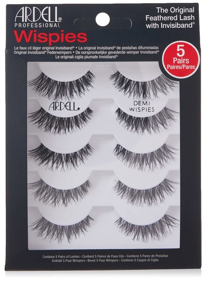 ARDELL 5 عددي رموش ويزبي السوداء الشريطية - Image 1