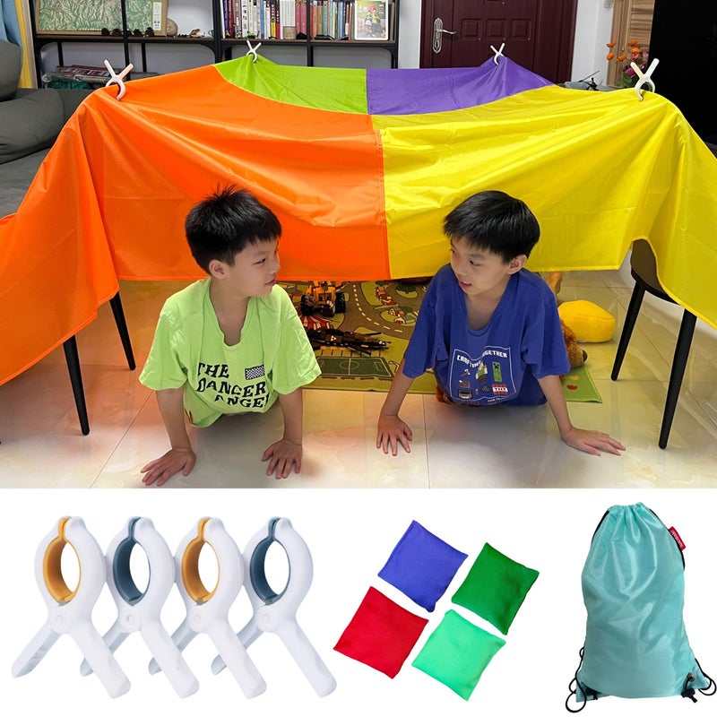 lukidoki Magic Fort Building Kit for Kids with CPC Certification  Large Lightweight Blanket Fort Making kit and Clips  Portable Playhouse Play Tent Fort  IndoorOutdoor GirlsBoys Toys Ages 45 6 7 812 - Image 3