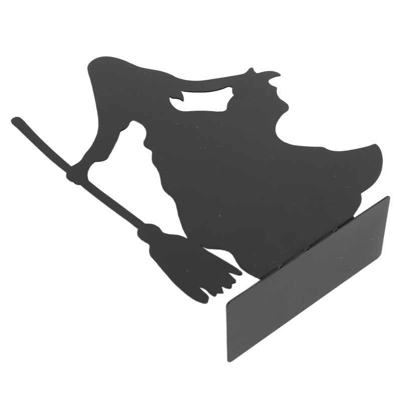 Book Ends Multipurpose Exquisite Witch Design Stainless Iron Decorative Bookends for Shelves Home Decor Office Desk Living Room Type 1 - Image 5
