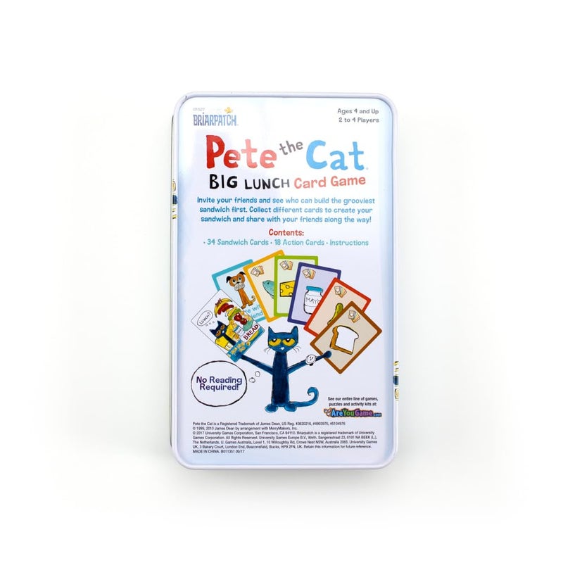 Briarpatch | Pete the Cat Big Lunch Card Game Tin, Fans of Pete the Cat Books, Ages 4+ - Image 2