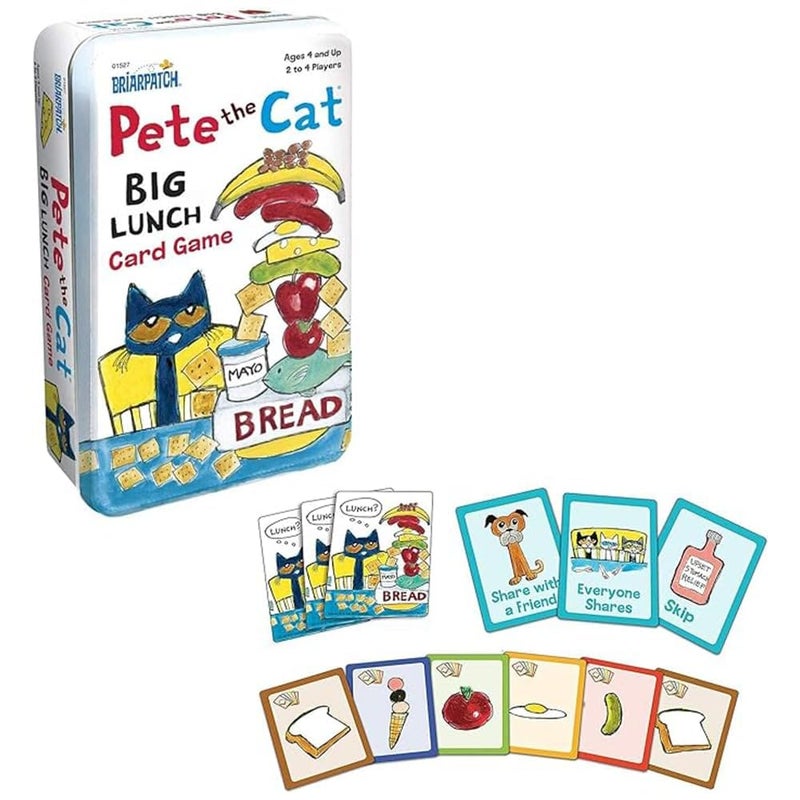 Briarpatch | Pete the Cat Big Lunch Card Game Tin, Fans of Pete the Cat Books, Ages 4+ - Image 1