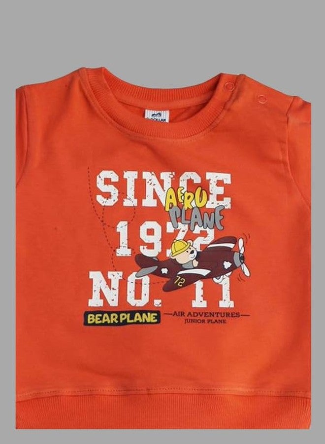 Dollar Junior Tiny Crews Baby Boys Casual T-Shirt Pant Set (KWRN10017_9-12M) Multicolour - Image 3