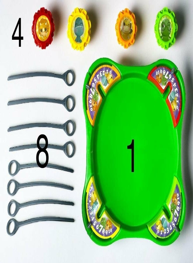 Crazy Buy Top Dinosaur Battle Gyro Table Top Game for Kids, 4 Player, Educational Toy, Family Game Kids - Image 4