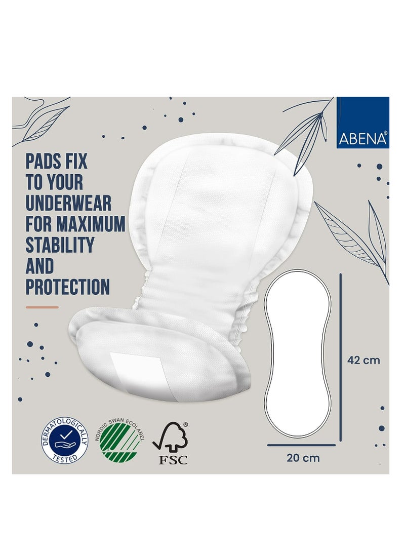 Abena - Premium Maternity Pads, Postpartum Essentials, Eco-Friendly Maternity Pads After Birth, Extra Protection, Breathable and Skin Friendly Incontinence Pads Women, Sustainable Maternity Pads - 15PK - Image 1