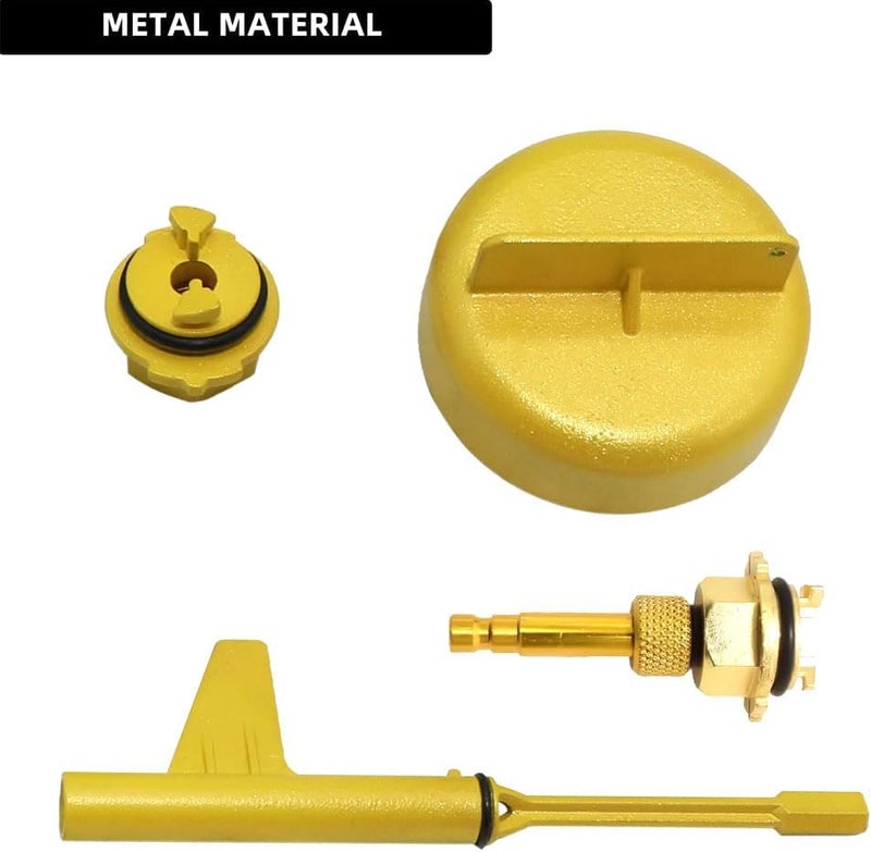 DPTOOL Metal Transmission Oil Filling Tool Compatible with Mercedes Benz 725.0 9-Speed Oil Change Transmission Filler Tool Adapter Replace 725 589 02 90 00, 725 589 00 90 00 - Image 2