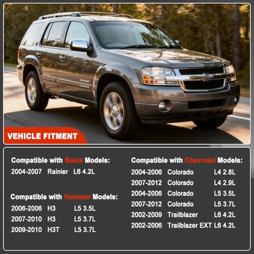 HY-SPEED Exhaust Camshaft Position Actuator Solenoid Variable Timing VVT Valve 12615873 12602516 917-010 Compatible with 2002-2012 Colorado Trailblazer Rainier Canyon Envoy Hummer H3 H3T - Image 2