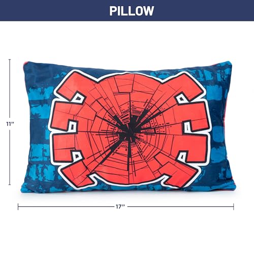 Jay Franco Marvel Spiderman Zaap 3 Piece Plush Sleepover Set - Image 3