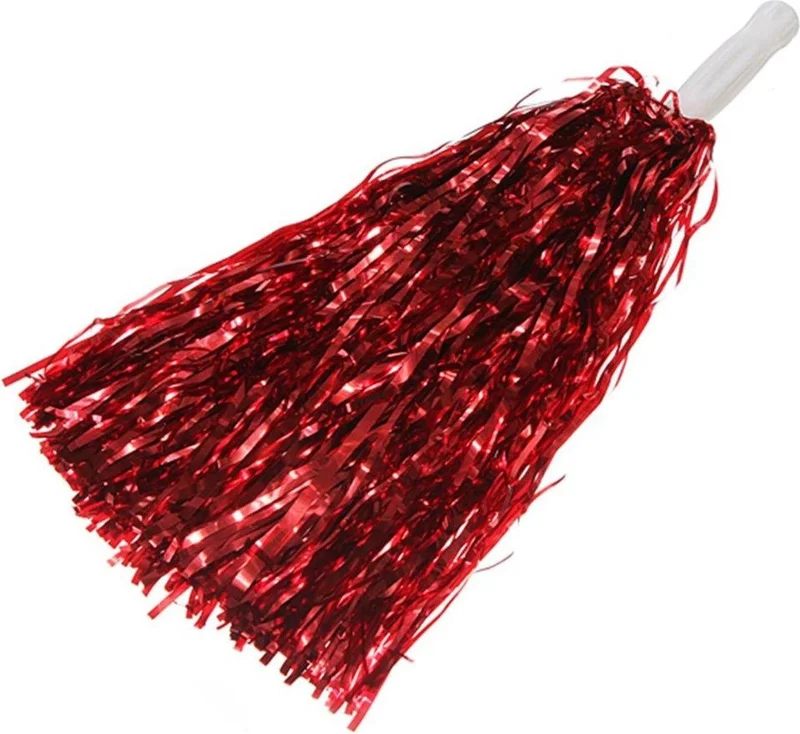 ماشو تريند 1 Pair Metallic Red Green Pompom - Cheerleading Performance Pompom - 23 April Pompom - 23 April Performance Set