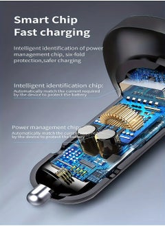 X-level Wireless MP3 Player Car Charger with Multifunctional Colorful Lights,Fast Charging PD,Supports ≤36V Operating Voltage,Plug-in Power Mode and Includes Wireless Functionality  - Image 4