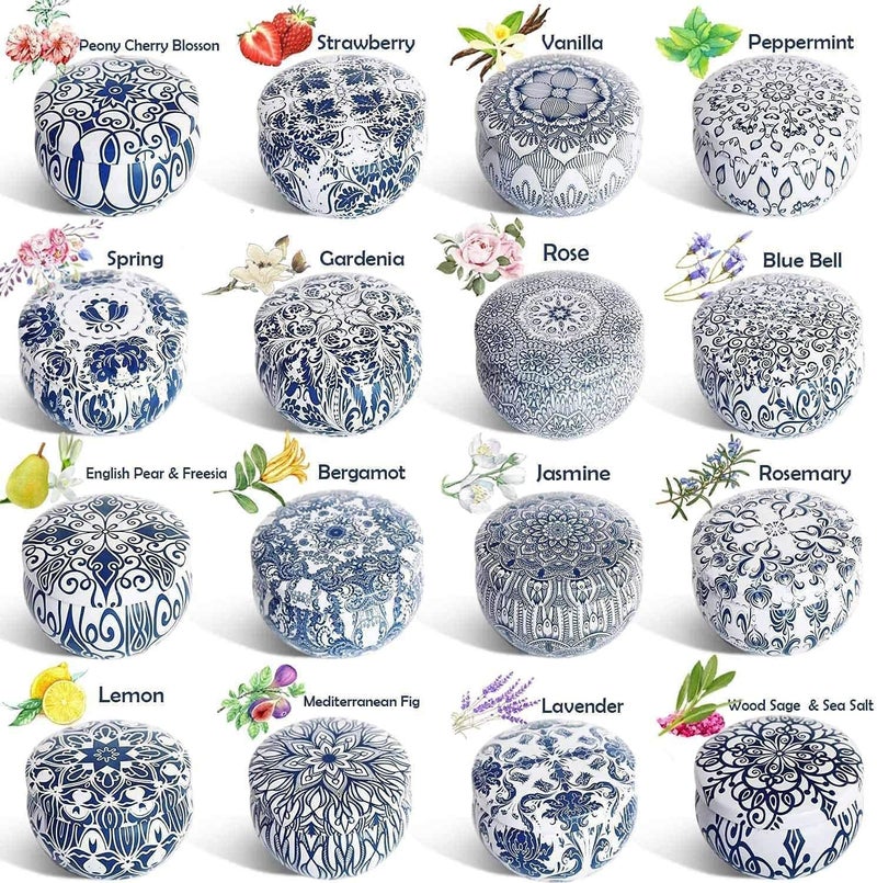 CLTNIKET Set of 16 Pack Scented Candle Gifts Travel Tin Jar Candles for Home 2.5 OZ Scented Candles for Mom for Christmas, Birthday, Thanksgiving, Mother's Day. - Image 5
