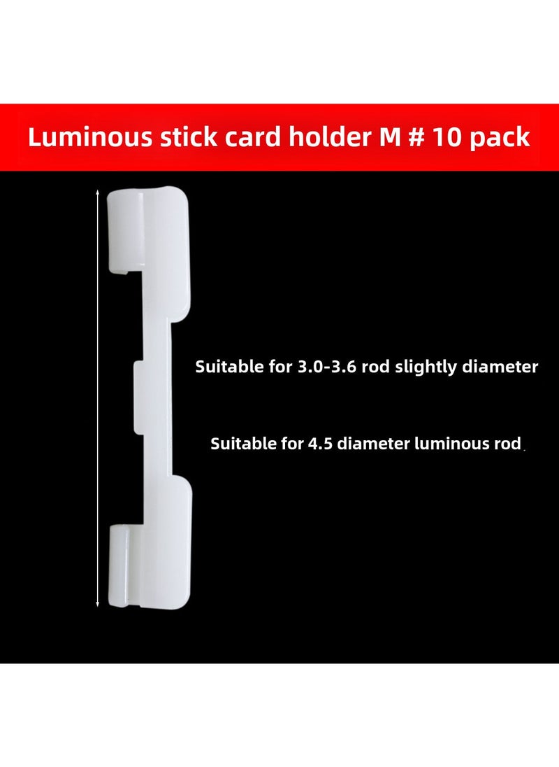 Generic Glow Sticks for Night Fishing 10/20/50 Pack M card holder 10 Pack