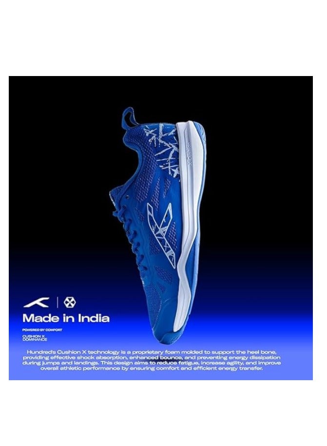 HUNDRED Blade Non-Marking Professional Badminton Shoes for Men | Material: TPU/Rubber | Suitable for Indoor Tennis/Squash/Table Tennis/Basketball & Padel | Lace Up - Image 2