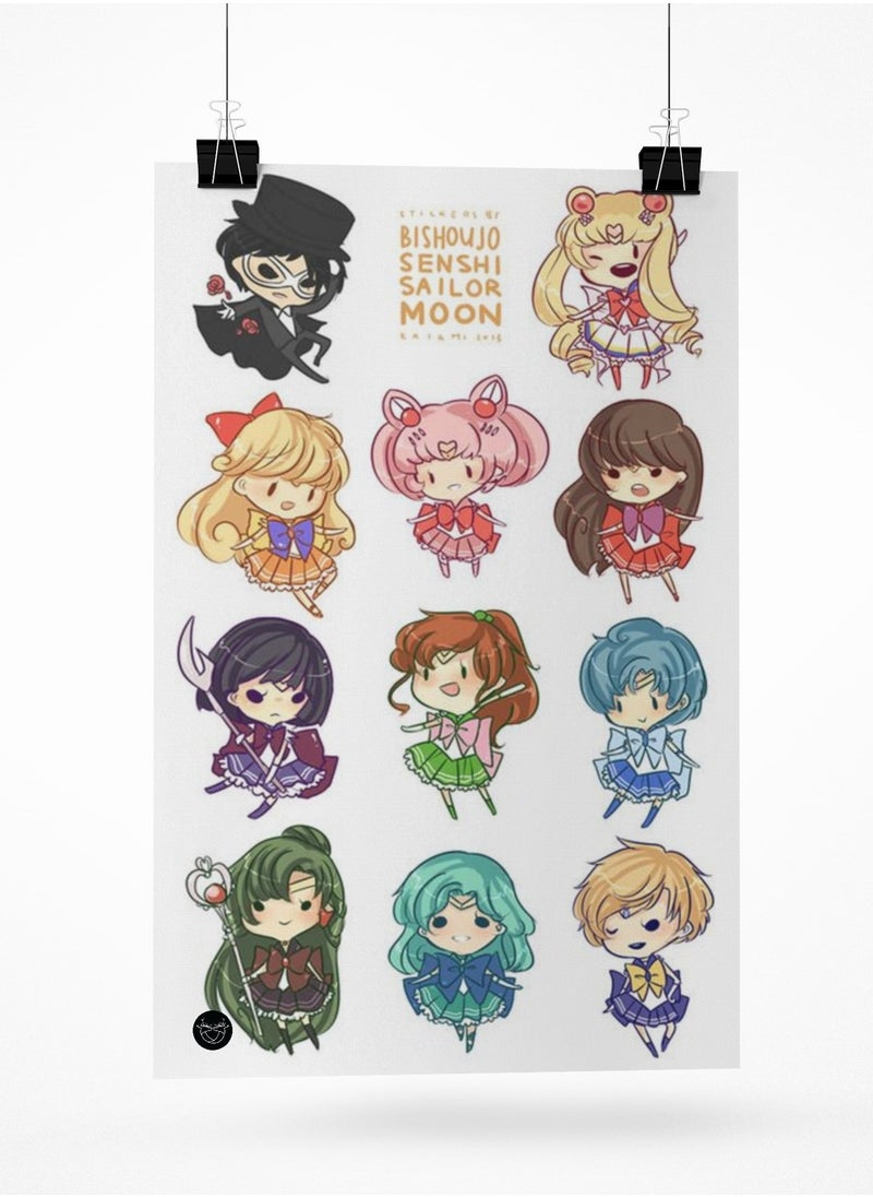 Reeman Design Poster with anime designs printed 