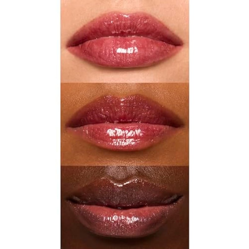 elf e.l.f. Glow Reviver Lip Oil Glimmer, Nourishing Tinted Lip Oil For A High-Shine Finish, Infused With Jojoba Oil, Vegan & Cruelty-Free, Divine Wine - Image 3