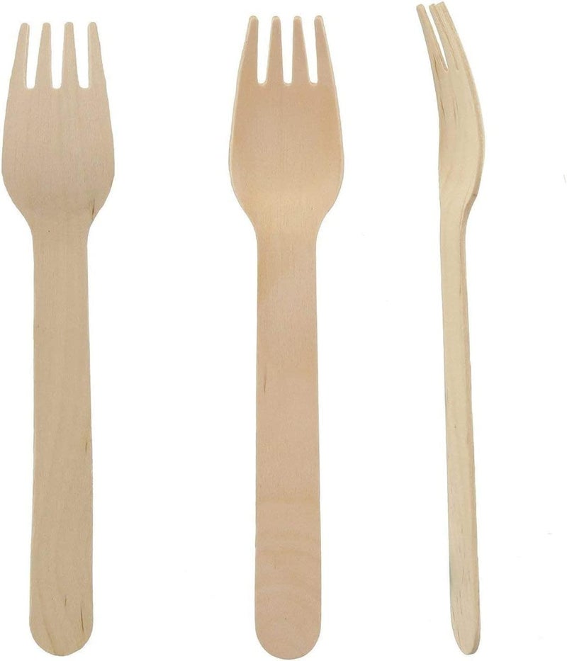 Perfect Stix Disposable Wooden Forks  6"" pack of 300 - Image 1