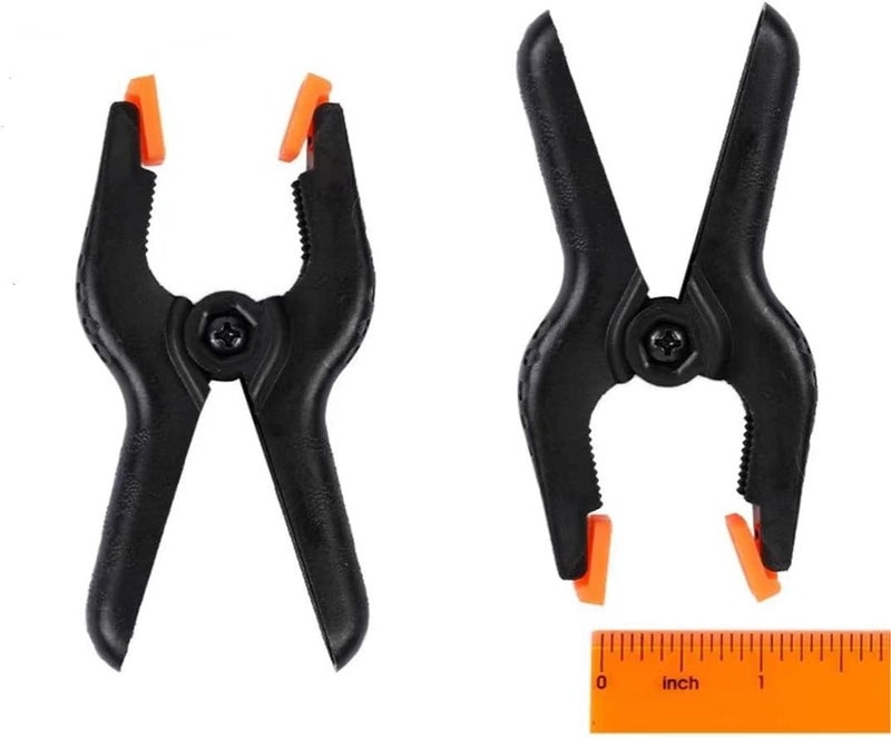 FRICHOM 10 Packs of 3.5 inch Professional Plastic Small Spring Clamps Heavy Duty for Crafts and Backdrop Clips Clamps for Backdrop Stand,Photography, Home Improvement and so on - Image 4