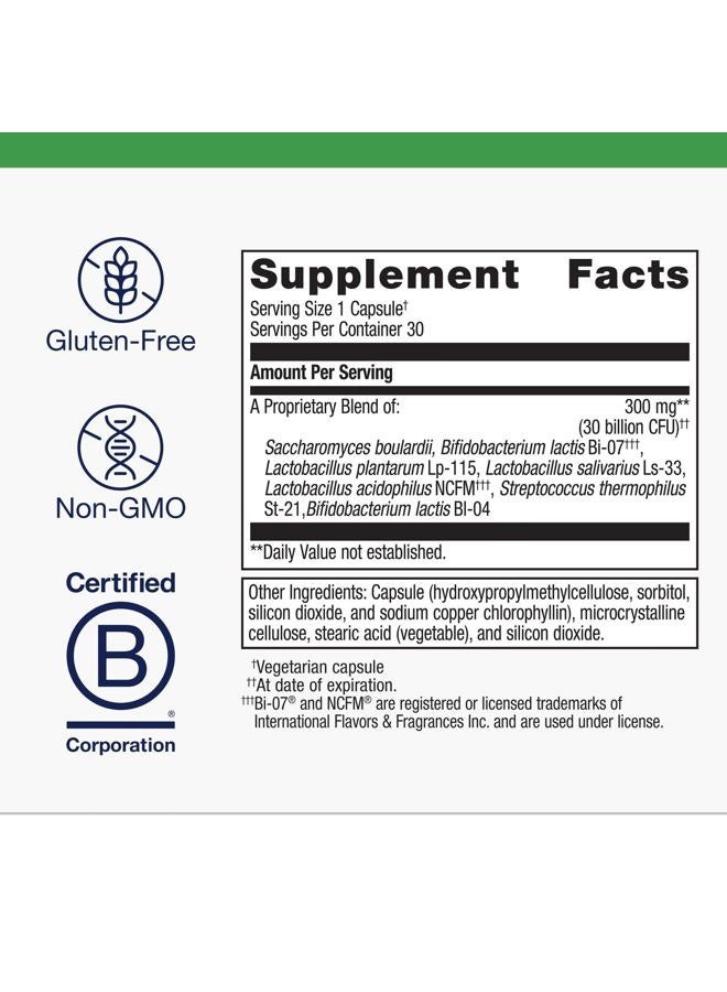 Metagenics UltraFlora Spectrum - Digestive & Immune Health Supplement* - Daily Probiotic - Non-GMO & Gluten-Free - 30 Capsules - Image 2