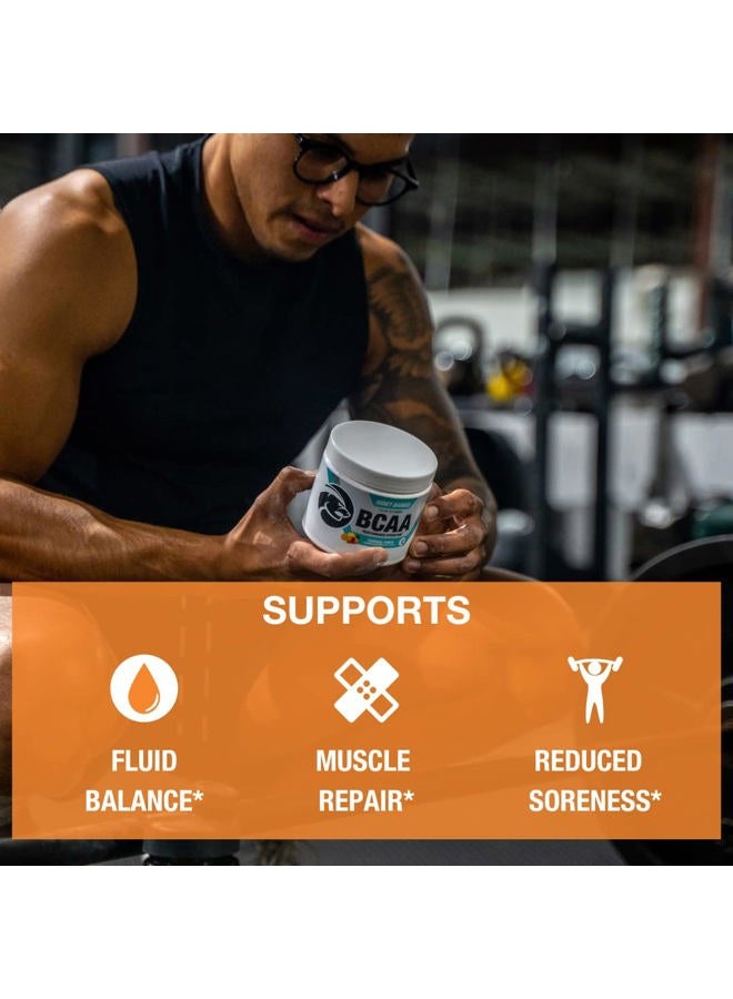 Honey Badger BCAA Amino Acids Powder | Vegan Keto Peach Mango BCAAs + EAA for Men & Women | Electrolytes for Hydration & Post-Workout Recovery | Sugar Free & Paleo | 30 Servings - Image 4